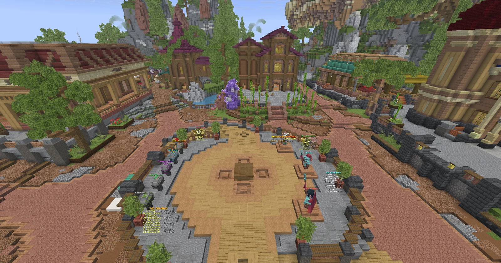Spawn de Survival MineSpain, fotografiado dentro del juego